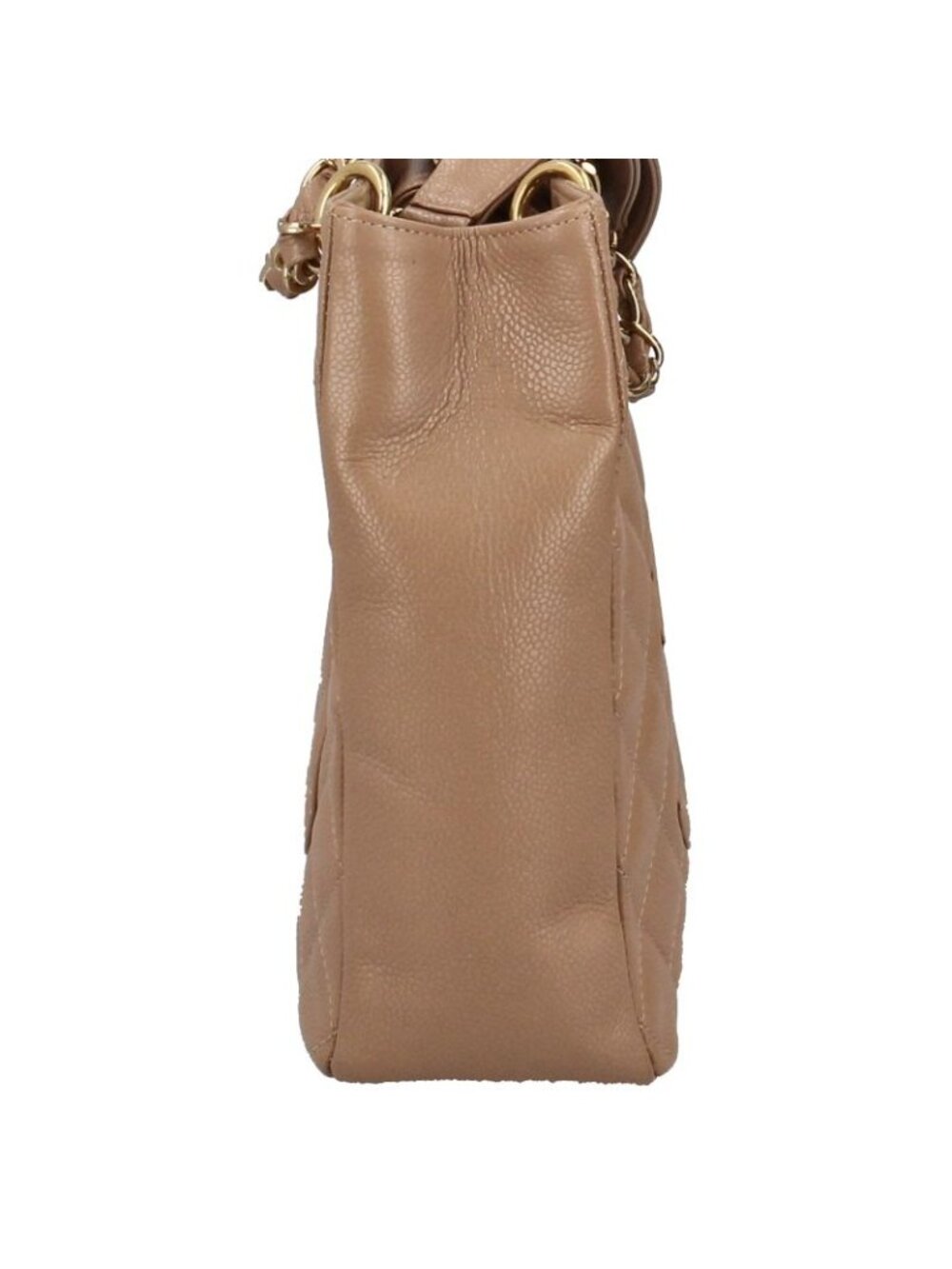 Chanel Petite Shopping Tote PST Caviar Leather Beige - Picture 5 of 9